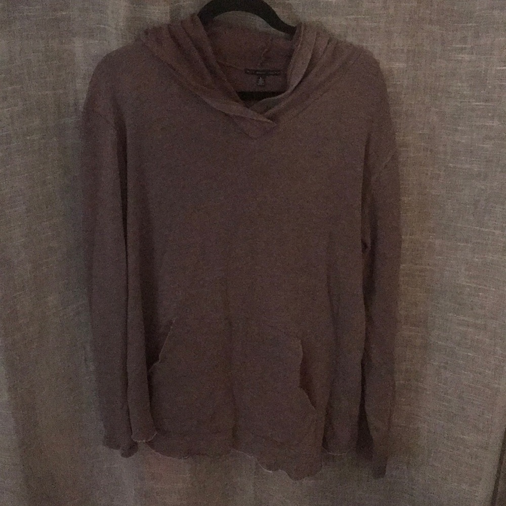 Gray Flare Sleeve Hoodie